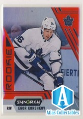 2020-21 Synergy Red #94 Egor Korshkov Toronto Maple Leafs RC